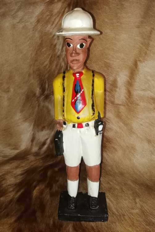 Wooden colonial businessman