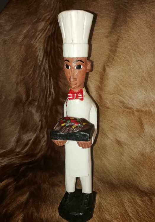 Wooden colonial chef