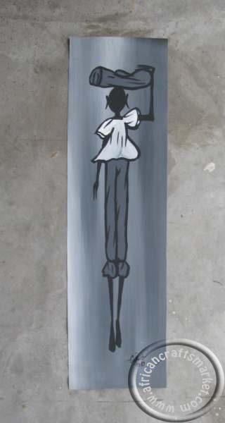 Zulu painting - working man