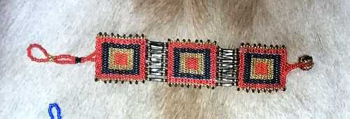 Zulu beaded wrist band