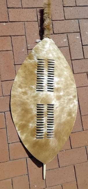Traditional 1m Zulu dancing  shield