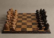 Wooden Tribal African Chess Sets