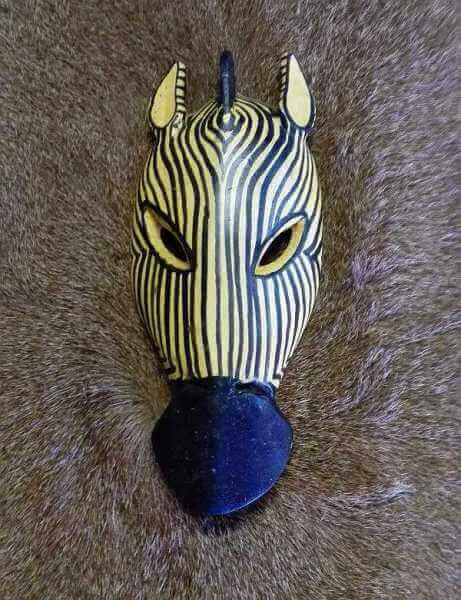 African Zebra mask