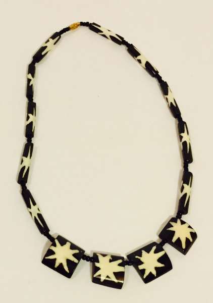 African bone necklace