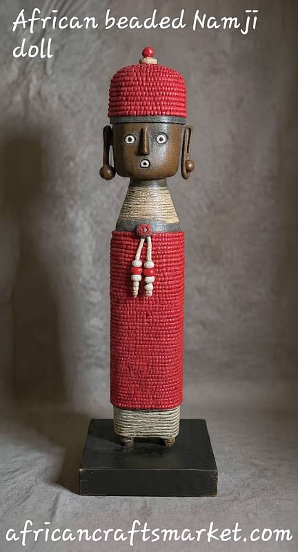 African Namji doll African beaded Namji doll