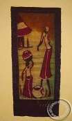 Batik Art Picture - Working Woman