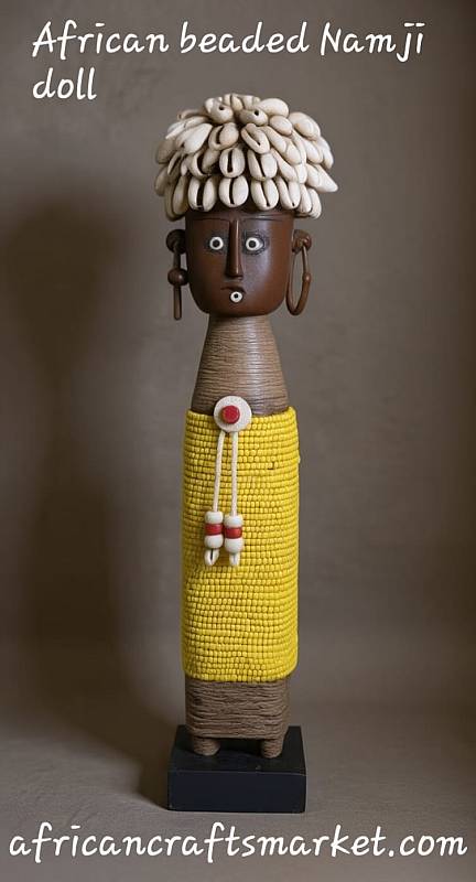 African Namji doll African beaded Namji doll