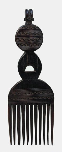 Ebony wood comb