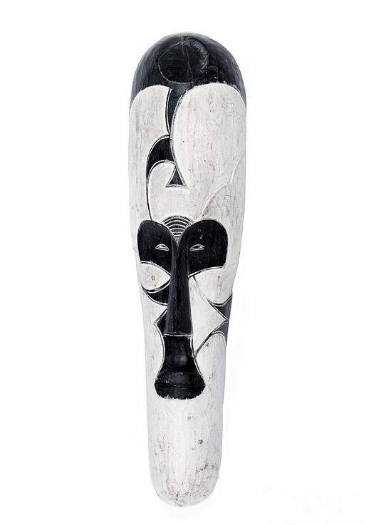 African white and black Fang mask