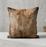 Tanned Blesbok hide cushion Blesbok hide cushion