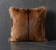 Tanned Impala hide cushion Impala cushion
