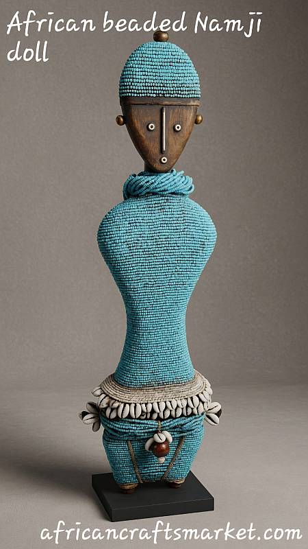 African Namji doll African beaded Namji doll