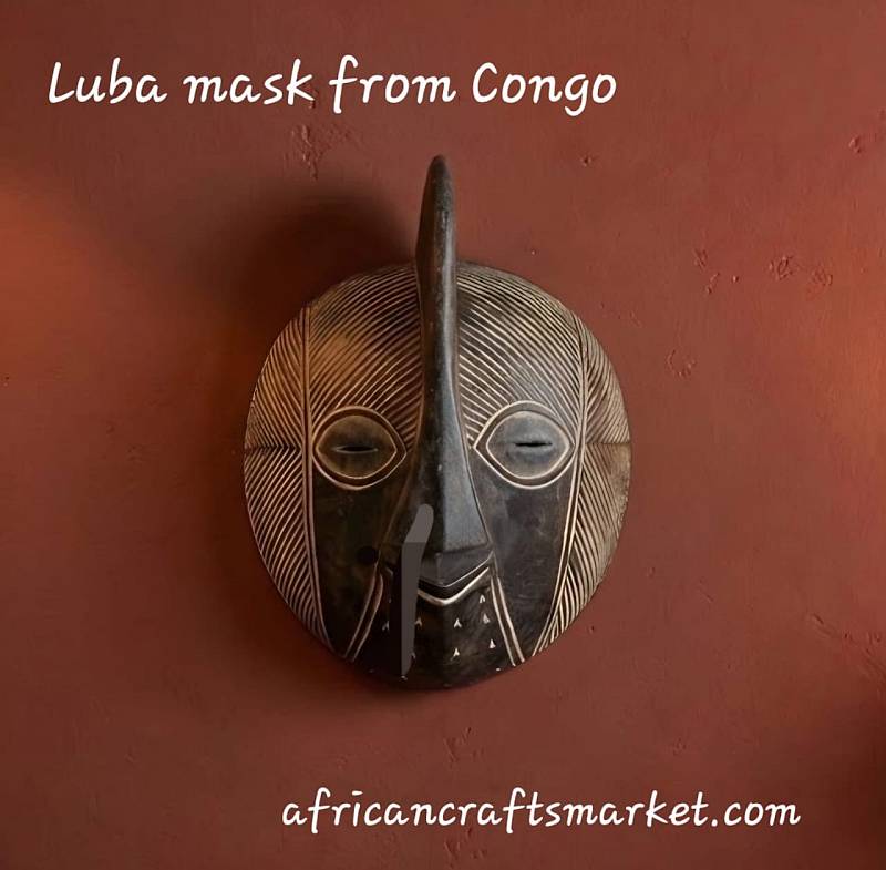 African Kifwebe Luba Mask African Kifwebe Luba Mask