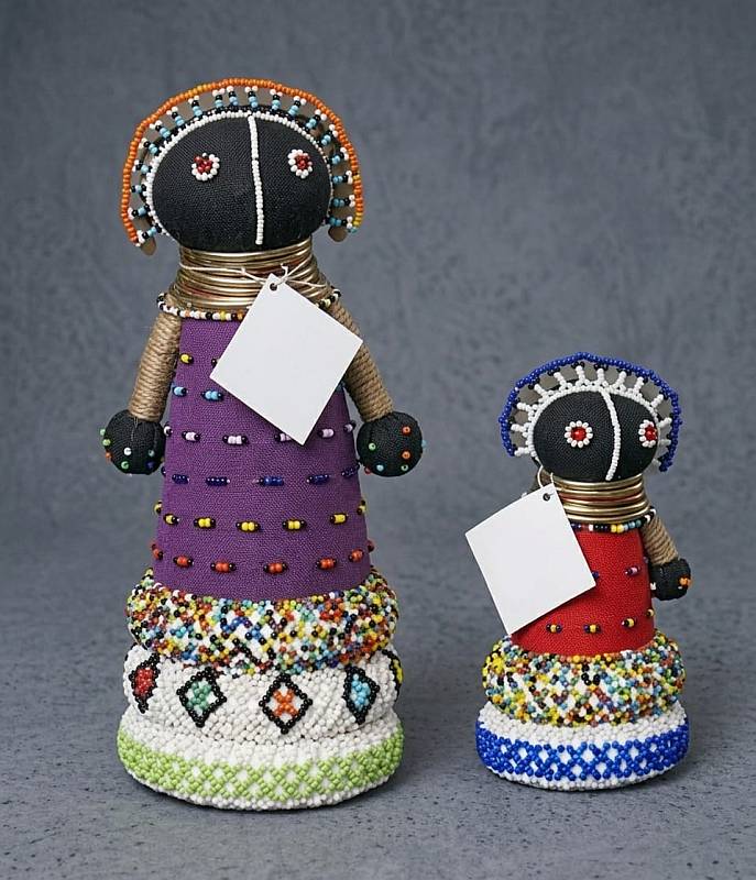 African fertility doll African Ndebele beaded fertility doll