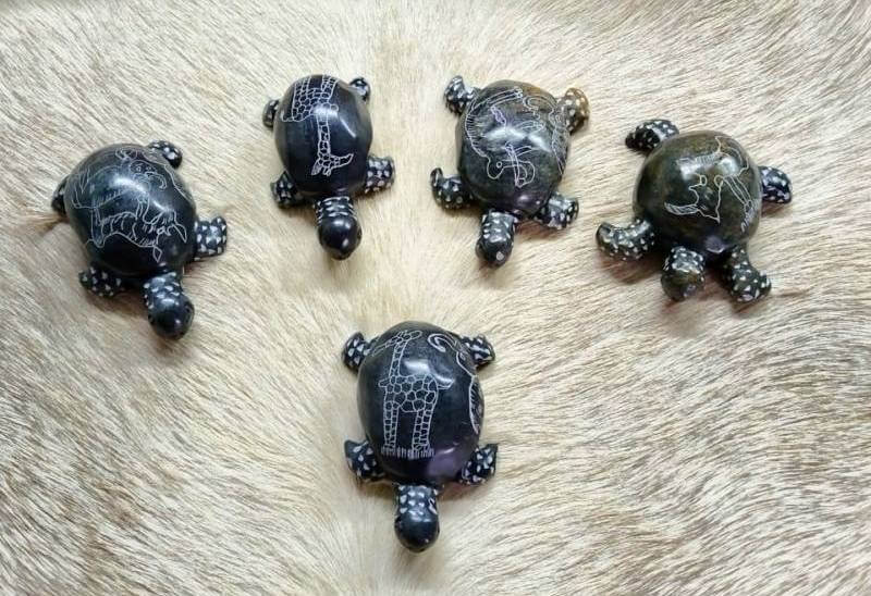 soasptone tortoise from Africa African carved tortoise