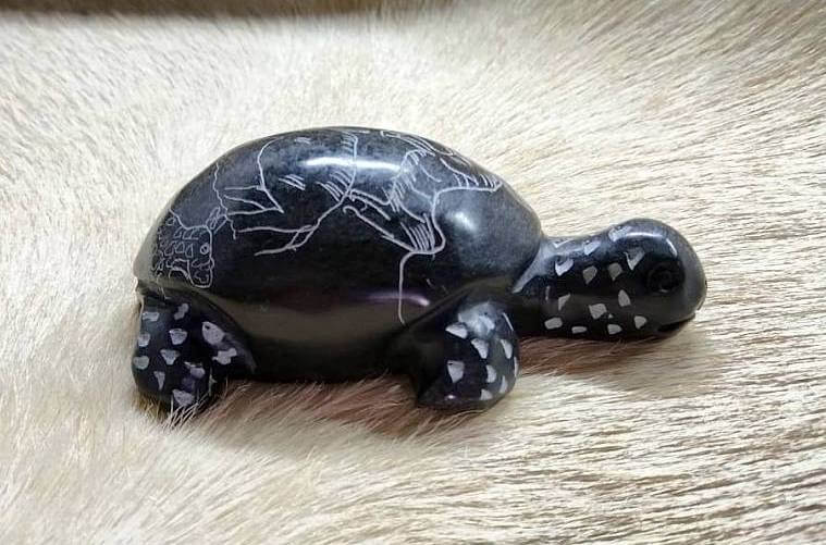 Stone carved tortoise from Zimbabwe Stone carved tortoise from Zimbabwe