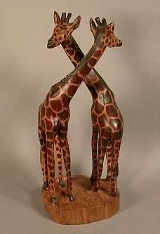 African Giraffe Family of 2